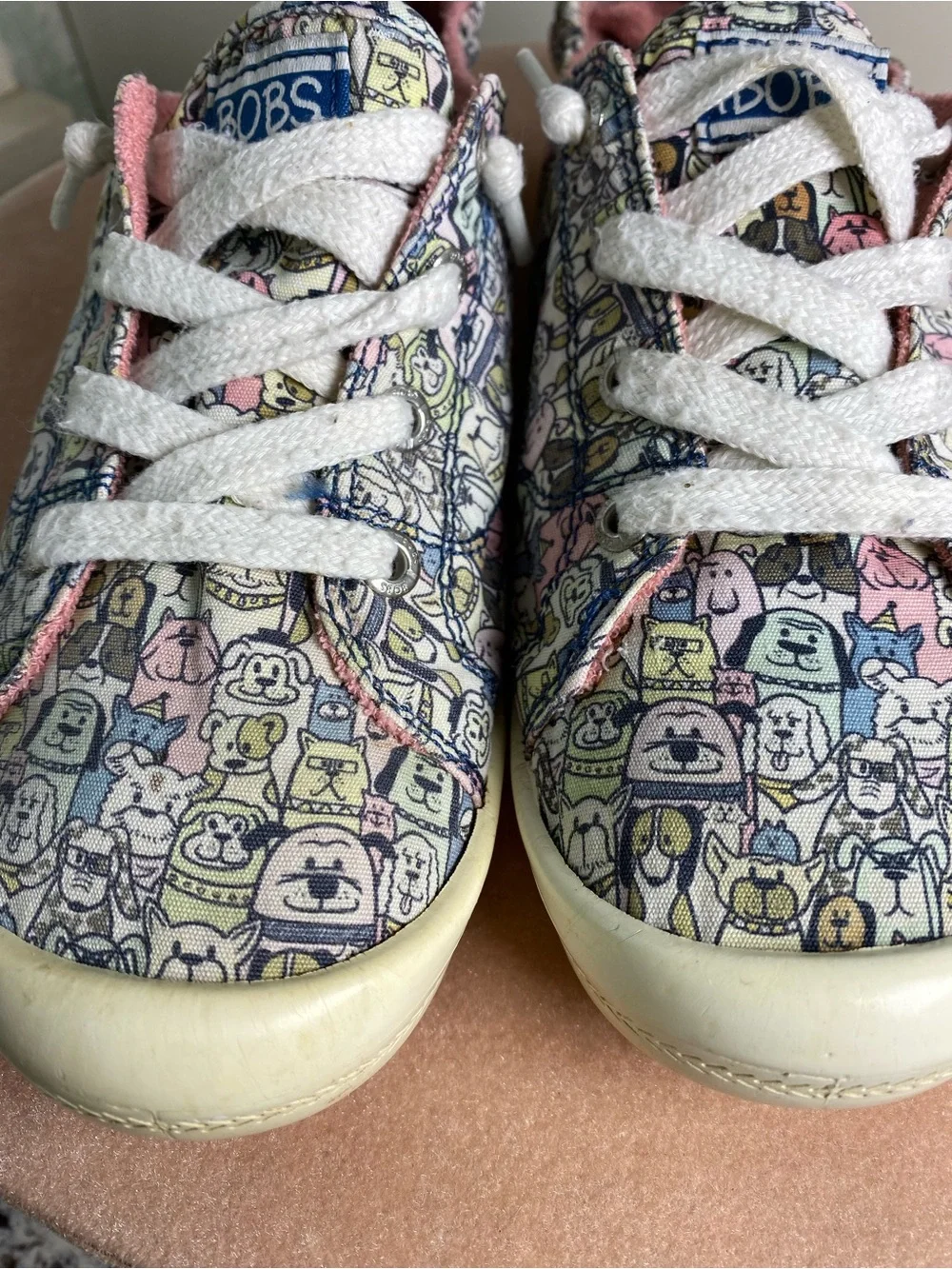 BOBS From SKECHERS Beach Bingo - Rovers Rally Slip On Sneakers 7.5